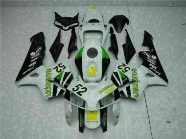 Blanco Amarillo Verde 52 Carenado Moto CBR 600 RR 05-06
