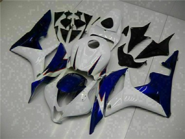 Blanco Azul Carenado Moto CBR 600 RR 07-08