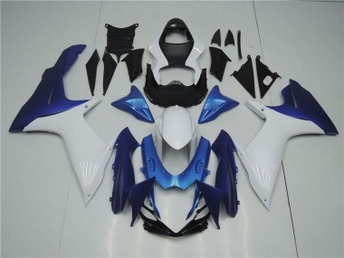 Blanco Azul Carenado Moto GSXR 600 / 750 K11 11-21