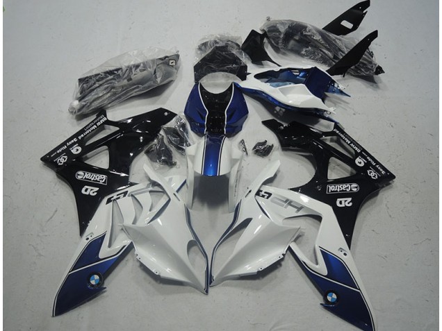 Blanco Azul Carenado & Plástico Moto S1000RR 09-14 Blanco Azul Carenado & Plástico Moto S1000RR 09-14