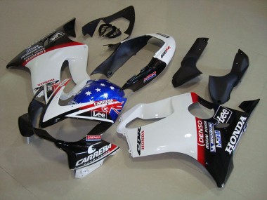 Blanco Azul DENSO HRC Carrera Carenado Moto CBR 600 F4i 04-07