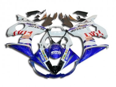 Blanco Azul Fiat Motul Dunlop Carenado Moto R6 03-05
