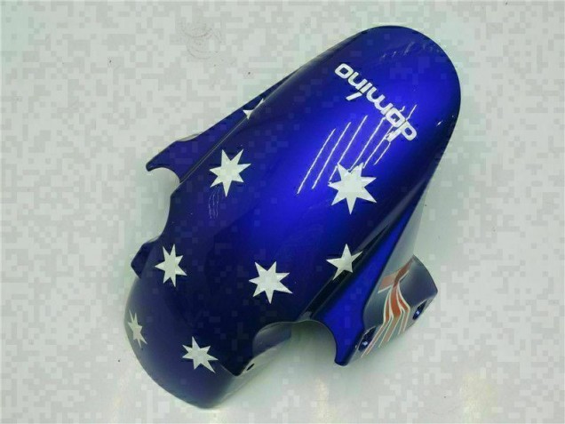 Blanco Azul Kits Completo Carenado Moto CBR 600 RR 03-04 Blanco Azul Kits Completo Carenado Moto CBR 600 RR 03-04