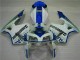 Blanco Azul Moto Plástica CBR 600 RR 05-06 Blanco Azul Moto Plástica CBR 600 RR 05-06