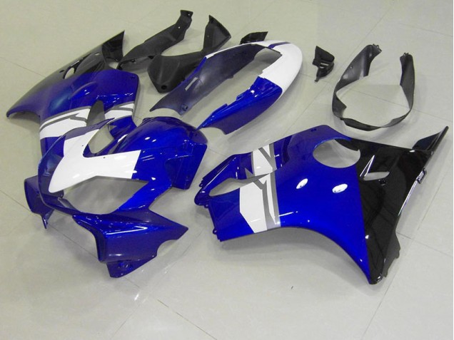 Blanco Azul Negro Carenado Moto CBR 600 F4i 04-07 Blanco Azul Negro Carenado Moto CBR 600 F4i 04-07