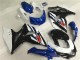 Blanco Azul Negro Carenados Moto GSXR 1000 K9 09-16 Blanco Azul Negro Carenados Moto GSXR 1000 K9 09-16