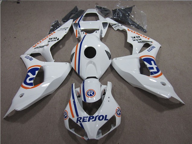 Blanco Azul Repsol Carenado Moto CBR 1000 RR 06-07 Blanco Azul Repsol Carenado Moto CBR 1000 RR 06-07
