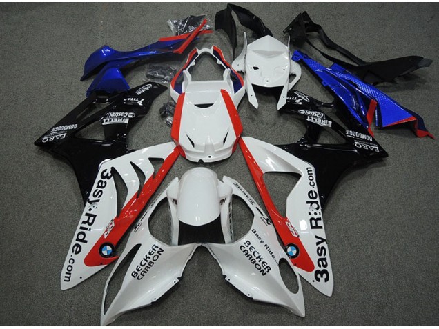 Blanco Azul Rojo Carenado Moto S1000RR 09-14 Blanco Azul Rojo Carenado Moto S1000RR 09-14