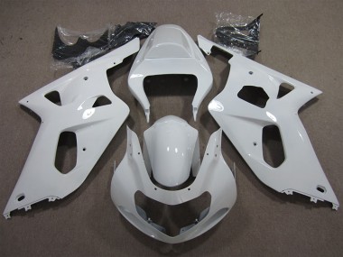 Blanco Carenado Moto GSXR 600 K1 K2 K3 01-03