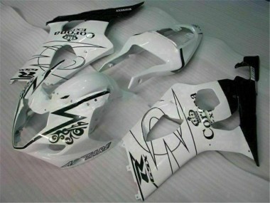 Blanco Kit Completo Carenado Moto GSXR 1000 K3 03-04