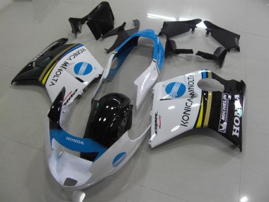 Blanco Konica Minolta Carenado Moto CBR 1100 XX Blackbird 96-07