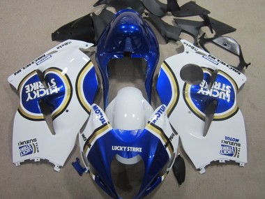 Blanco Lucky Strike Azul Motul Carenado Moto GSXR 1300 Hayabusa 96-07