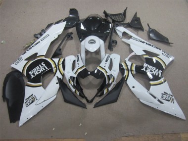 Blanco Lucky Strike Negro Motul Carenado Moto GSXR 1000 K5 05-06