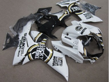 Blanco Lucky Strike Negro Motul Kits Carenado Moto GSXR 600 K11 11-21