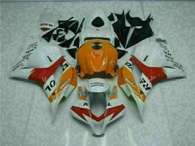 Blanco Naranja Repsol Carenado Moto CBR 600 RR 09-12