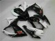 Blanco Negro ABS Moto Plástica GSXR 600 / 750 K6 06-07 Blanco Negro ABS Moto Plástica GSXR 600 / 750 K6 06-07