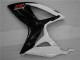 Blanco Negro ABS Moto Plástica GSXR 600 / 750 K6 06-07 Blanco Negro ABS Moto Plástica GSXR 600 / 750 K6 06-07