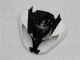 Blanco Negro ABS Moto Plástica ZX6R 09-12 Blanco Negro ABS Moto Plástica ZX6R 09-12