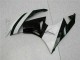 Blanco Negro ABS Moto Plástica ZX6R 09-12 Blanco Negro ABS Moto Plástica ZX6R 09-12