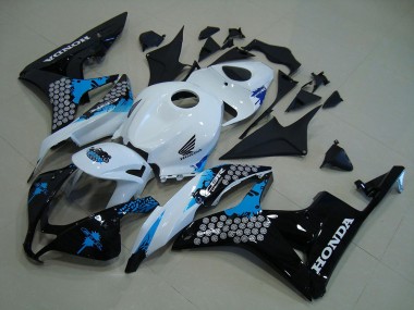 Blanco Negro Azul Carenado Moto CBR 600 RR 07-08