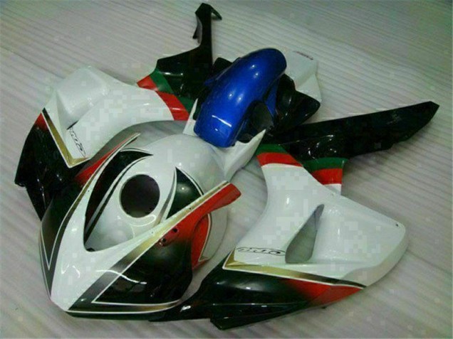 Blanco Negro Carenado Moto CBR 1000 RR 06-07 Blanco Negro Carenado Moto CBR 1000 RR 06-07
