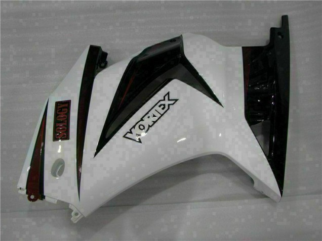 Blanco Negro Carenado Moto EX250 08-12 Blanco Negro Carenado Moto EX250 08-12