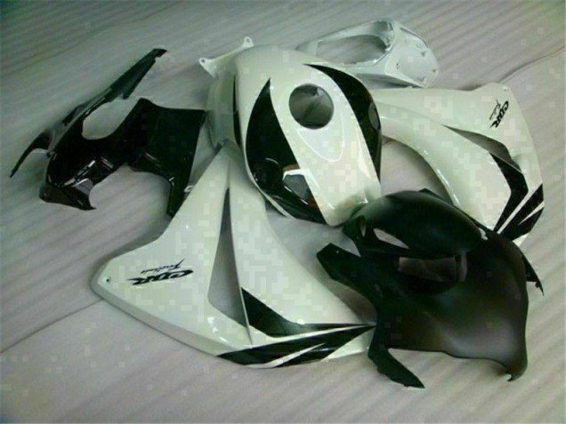 Blanco Negro Carenado Moto & Plástico CBR 1000 RR 08-11 Blanco Negro Carenado Moto & Plástico CBR 1000 RR 08-11