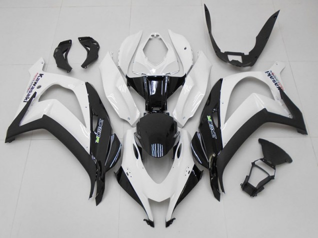 Blanco Negro Carenado Moto ZX10R 16-19 Blanco Negro Carenado Moto ZX10R 16-19