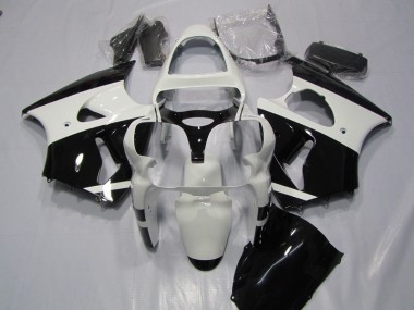 Blanco Negro Carenado Moto ZX6R 00-02