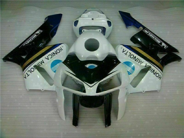 Blanco Negro Carenado & Plástico Moto CBR 600 RR 05-06 Blanco Negro Carenado & Plástico Moto CBR 600 RR 05-06
