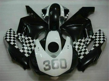 Blanco Negro Kit Completo Carenado Moto CBR 1000 RR 04-05
