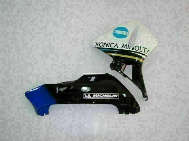 Blanco Negro Kit Completo Carenado Moto CBR 600 RR 03-04 Blanco Negro Kit Completo Carenado Moto CBR 600 RR 03-04
