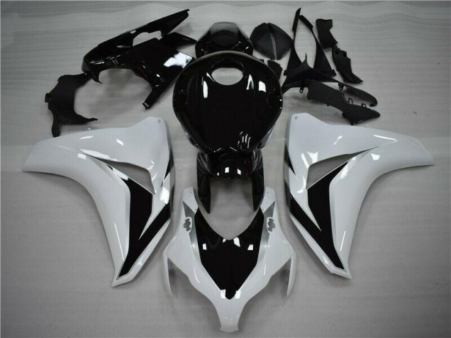 Blanco Negro Kits Completo Carenado Moto CBR 1000 RR 08-11 Blanco Negro Kits Completo Carenado Moto CBR 1000 RR 08-11