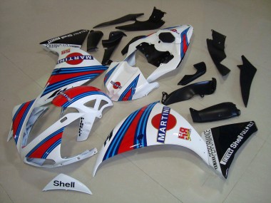 Blanco Negro Martini Carenado Moto R1 12-14