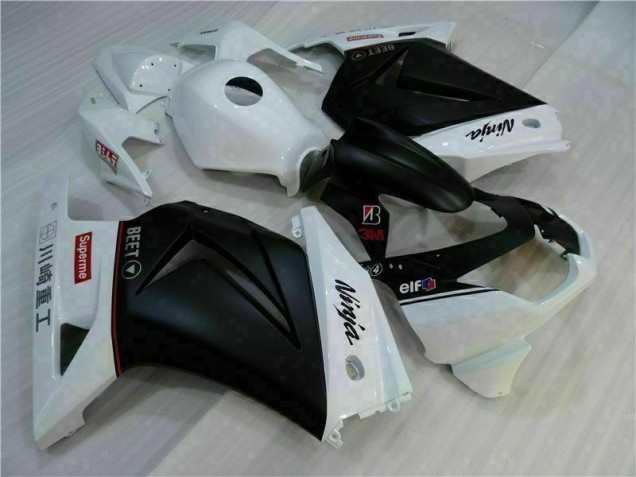 Blanco Negro Ninja Carenado Moto EX250 08-12