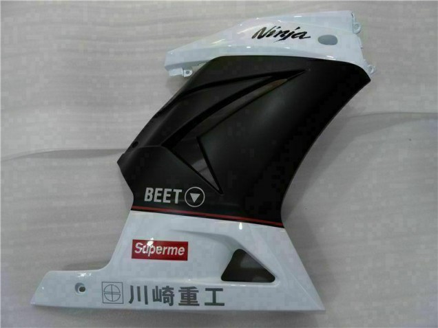 Blanco Negro Ninja Carenado Moto EX250 08-12