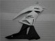 Blanco Negro Ninja Carenado Moto ZX6R 09-12 Blanco Negro Ninja Carenado Moto ZX6R 09-12