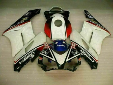 Blanco Negro Plástico Moto CBR 1000 RR 04-05
