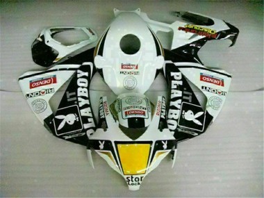 Blanco Negro Playboy ABS Carenado Motocicleta CBR 1000 RR 08-11