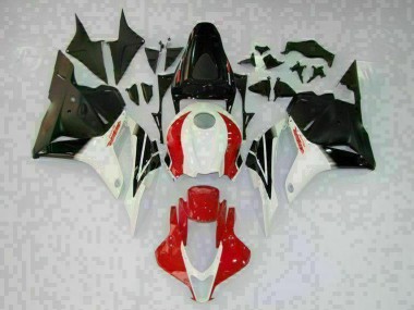 Blanco Negro Rojo Carenado Moto CBR 600 RR 09-12