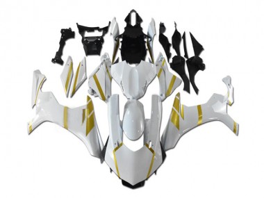 Blanco Oro Carenado Moto R1 15-19