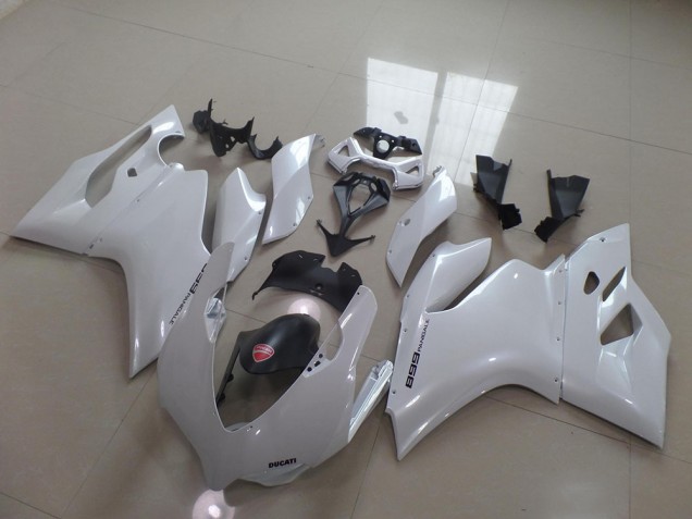 Blanco Perla Carenado Moto Ducati 1199 11-14 Blanco Perla Carenado Moto Ducati 1199 11-14