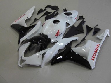 Blanco Perla Negro Carenado Moto CBR 600 RR 07-08