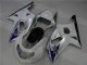 Blanco Plata Carenado Moto GSXR 600 / 750 K1 K2 K3 01-03 Blanco Plata Carenado Moto GSXR 600 / 750 K1 K2 K3 01-03