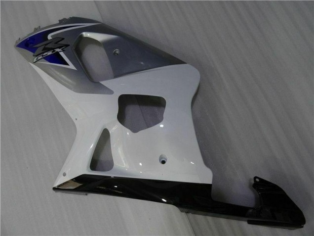 Blanco Plata Carenado Moto GSXR 600 / 750 K1 K2 K3 01-03 Blanco Plata Carenado Moto GSXR 600 / 750 K1 K2 K3 01-03