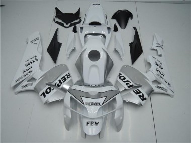 Blanco Plata Negro Repsol Carenado Moto CBR 600 RR 05-06