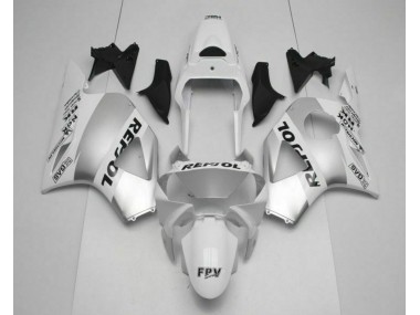 Blanco Plata Negro Repsol Carenado Moto CBR 900 RR 954RR 02-03