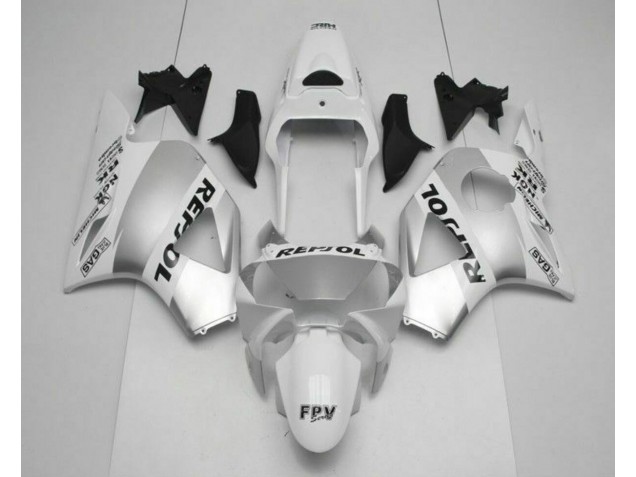 Blanco Plata Negro Repsol Carenado Moto CBR 900 RR 954RR 02-03 Blanco Plata Negro Repsol Carenado Moto CBR 900 RR 954RR 02-03