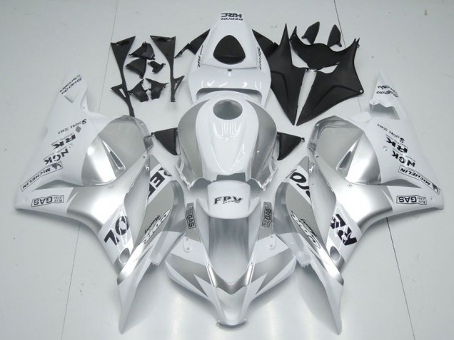 Blanco Plata Repsol Carenado Moto CBR 600 RR 09-12 Blanco Plata Repsol Carenado Moto CBR 600 RR 09-12