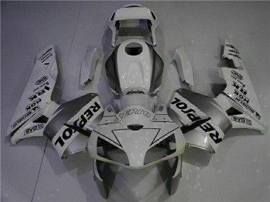 Blanco Repsol Inyección Kit Carenado Moto CBR 600 RR 03-04